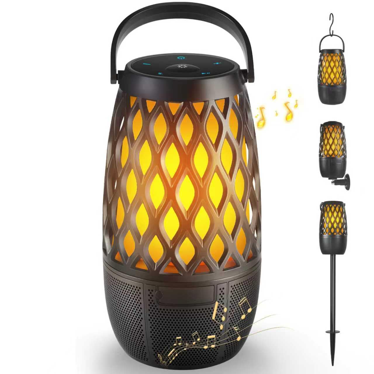 Photo 1 of QUEQIMU Bluetooth Speaker - Waterproof with LED Lights for Party, Pool, Patio, Porch - Multi-Sync Wireless Speaker with Stereo Sound