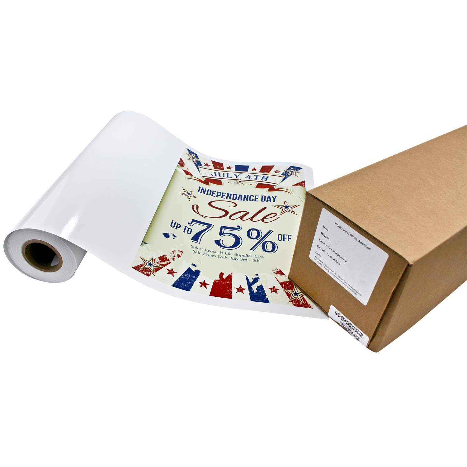 Buy Photo Peel Glossy Printable Adhesive Vinyl Roll 24 Inches X 60 Feet 
