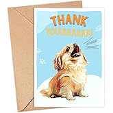 GreenStar Gifts Pekingese Dog Card, Dog Thank You Card, Cute Pun Thank You Card For Him Her, For Friends, Teacher, Boss, Coworker, Dog Lover Gift, Veterinarian Thank You Gift, Pekingese Dog Lover