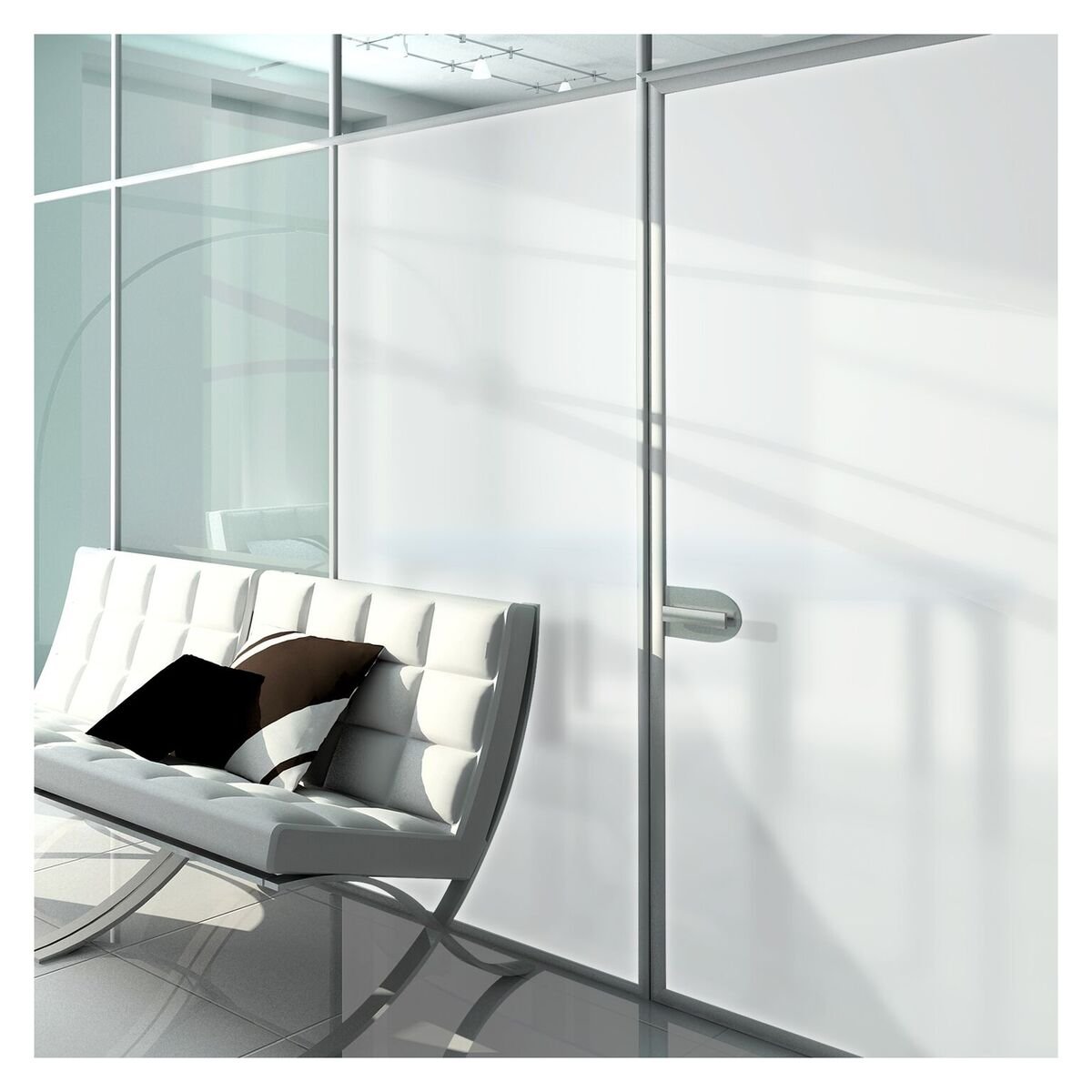 BDF MTWH Window Film White Frosted Privacy (36in X 7ft)
