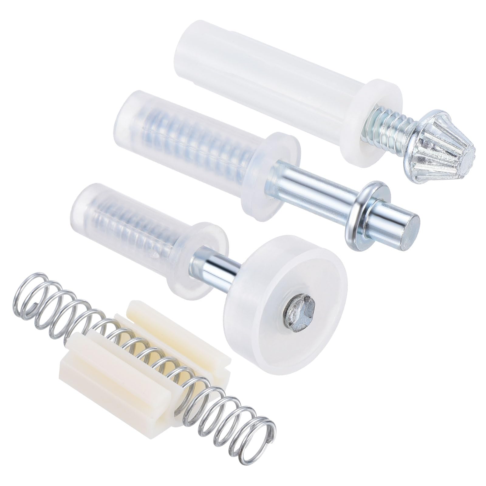 uxcell Bifold Door Hardware Repair Kit, Bi-fold Sliding Closet Door Repair Replacement Kit for 1 inch to 1-3/8 inch Thick Doors Bifold Door Hardware