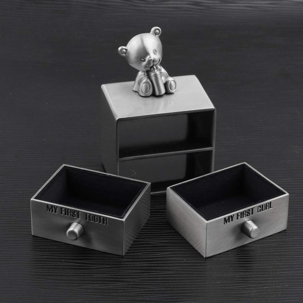 my first tooth and curl keepsake box