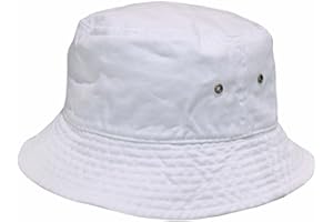 Newhattan Short Brim Visor Cotton Bucket Sun Hat