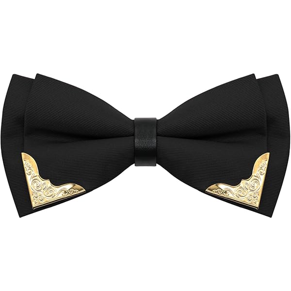 NEW Tuxedo Classic BowTie Premium Metallic Neck-wear Adjustable