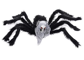 Schwarze Spinne Fur Halloween Autbye 2017 Neue Art Grosse Schadel