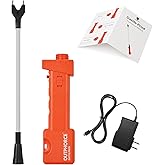 Cattle Prod, Rechargeable Electric Livestock Prod with LED Light, Waterproof Animal Prod for Farm Ranch Herding and Livestock Management - 2026 Upgraded