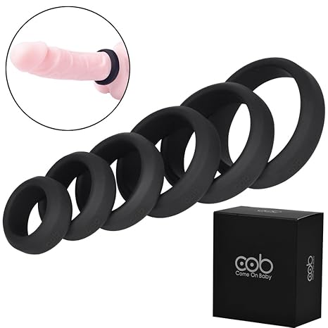 Cob Silikon Penisringe Cockring Set für Männer härtere und längere Erektion und eine Verzögerung des Orgasmus
