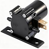 Yosoo Health Gear 12V Universal Windscreen Washer Pump, Black, Plastic, Modern Style, Automotive Windshield Washer Pump, Car, Van, Bus, Truck