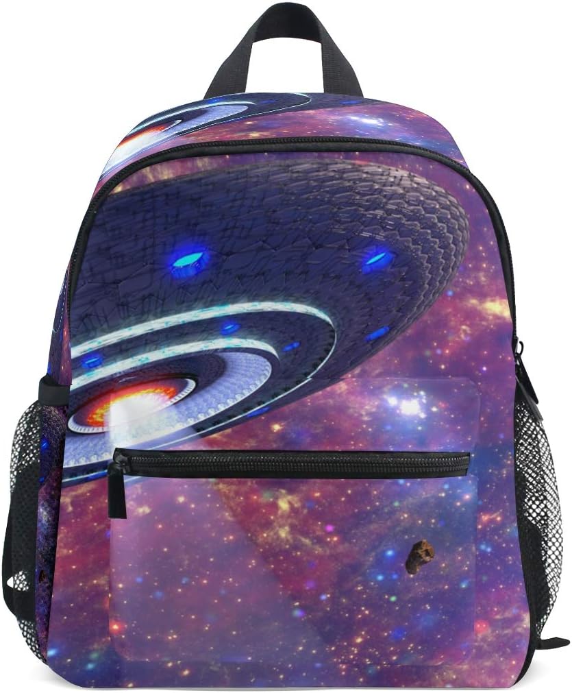 Durable Lightweight Bookbag School Bag Travel Small Backpack for Boy Girl UFO