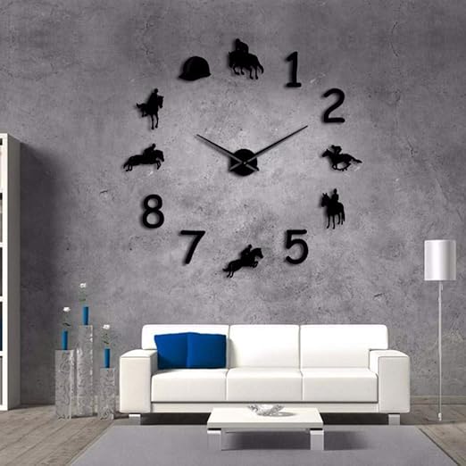 Muatior Gran Reloj De Pared Casa De Campo Decoracion Del Hogar