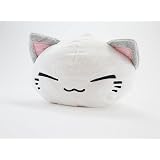 EBO Plüschkatze Schwarz-weiß | 24 Cm | Weicher Softplüsch | Mit Kunststoffkügelchen | Kuscheliges Geschenk