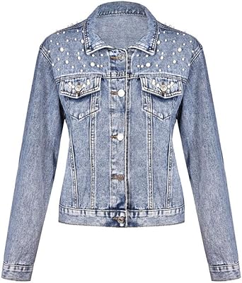jean jacket with sleeve fabric