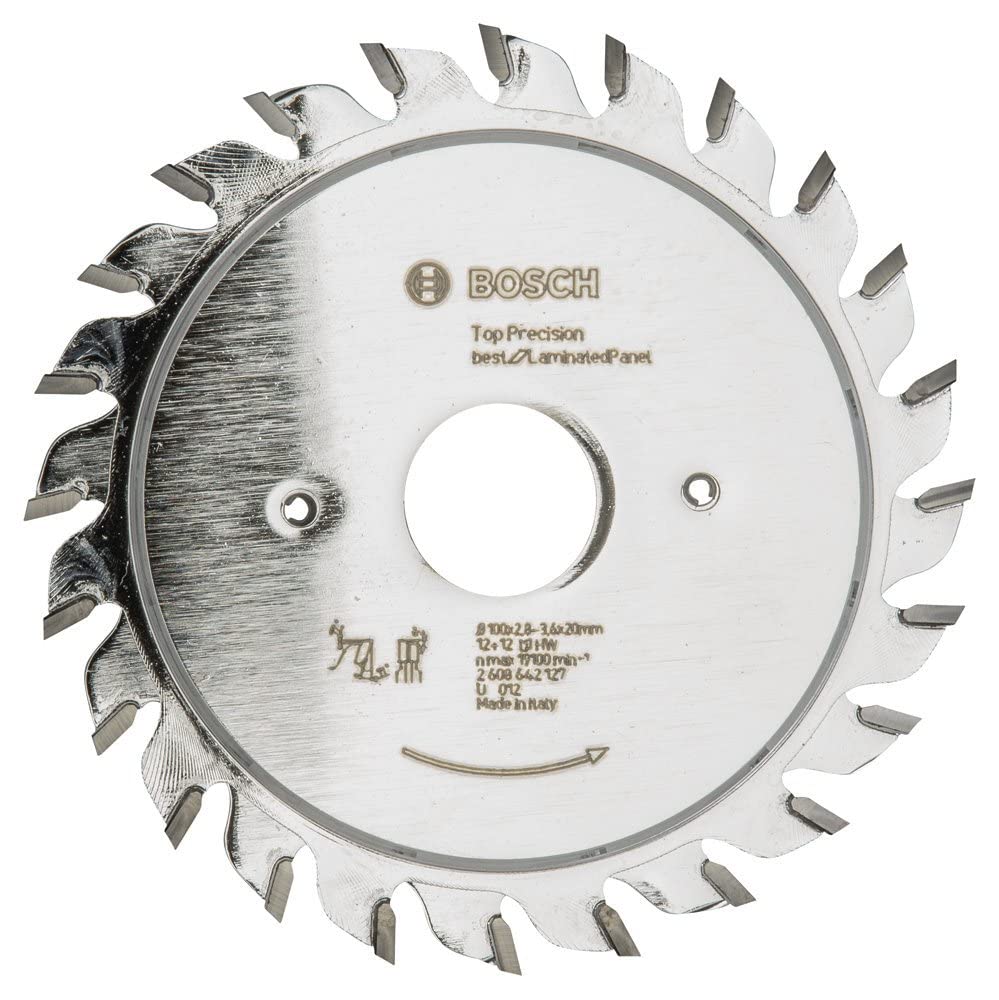 Bosch 2608642127 BSCBI mm Tooth Top Precision Circular Saw Blade, 0 V, Silver