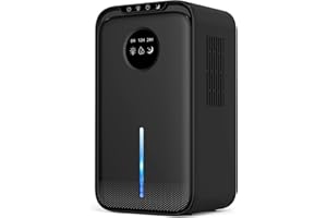 SAMSICHI Dehumidifier, 85 OZ Dehumidifiers for Room for Home, (800 sq. ft.) Quiet Dehumidifiers for Bathroom, Bedroom, Closet, RV, 7 Colors LED Auto Shut Off Dehumidifier with Drain Hose