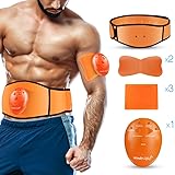 Abs Stimulator EMS Muscle Stimulator Abdominal Muscle Trainer Portable Abs Train