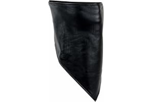 Milwaukee Leather SH321-BLK-PCS Shaf International Leather Scarf (Black, One Size)