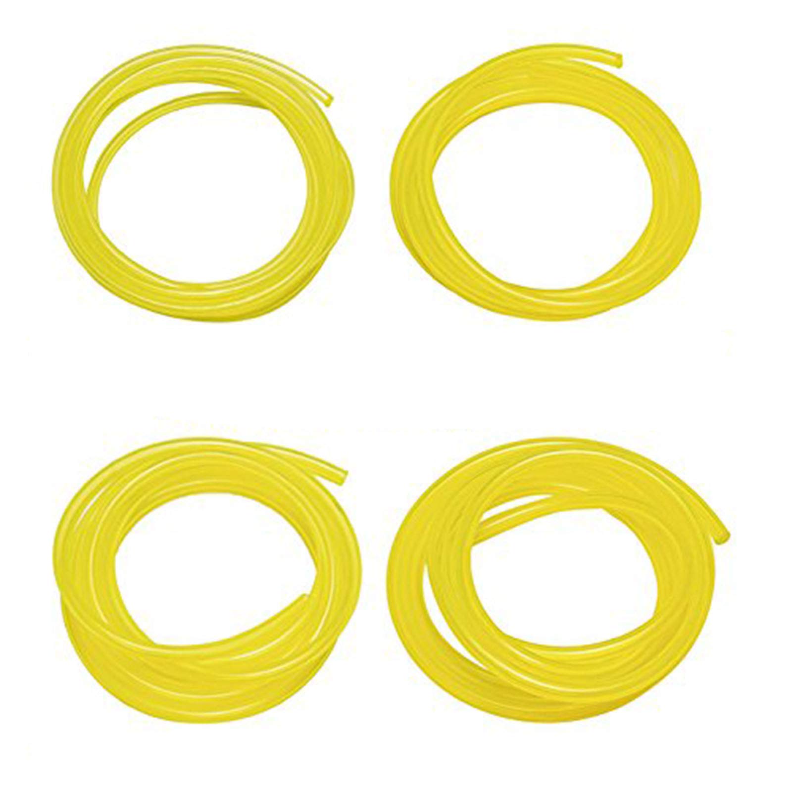 OxoxO Fuel Line Hose Tube,4 Sizes 10 Feet(3m),I.D x O.D 0.08" x 0.14" 1/8" x 1/4" 1/8" x 3/16" 3/32" x 3/16" for Poulan Craftman Chainsaw String Trimmer Blower 2 Cycle Small Engines