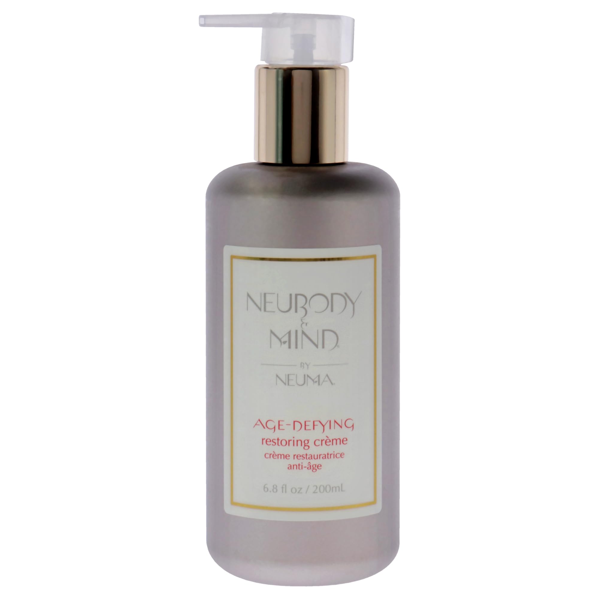 Neuma - NeuBody and Mind Age-Defying Restoring Crème - Fast Absorbing - Long Lasting Hydration- Leaves Skin Silky and Smooth - Soothing Scents of Frankincense - Myrrh and Hibiscus - 200 ml/6.8 oz