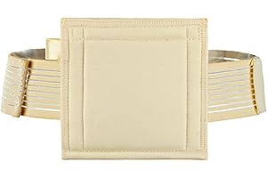 DIABELT Feeding Tube Belt Breathable PEG Tube Belt G Tube Holder with Larger 6" Square Sponge Pouch Pad for Peg Tube Supplies G-Tube Pd Belt Dialysis J Tube Feeding Tube Accessories, Beige