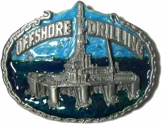 oil rig belt buckle