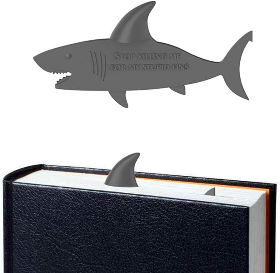 Aerobatics 3D Shark Cute Animal Bookmark Cartoon Bookmark Cartoon Design Stationery Bookmark for Children Cartoon Animal Bookmark Labels for Student Office Stationery