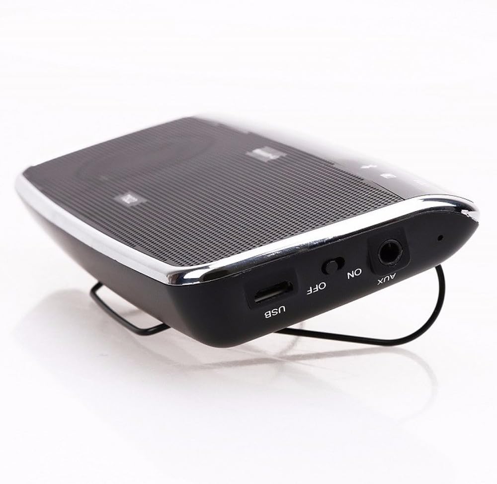 Amazon Polarlander自動車用bluetooth車載用スピーカーフォンiphone用スマートフォン用 ハンズフリーbluetoothカーキットスピーカーの接続 携帯電話ホルダー 車 バイク