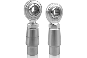 1/2-20 Heim Joints Rod End Kit Economy with Tube Adapters and Jam Nuts, Heim Joints Panhard Bar Kit .065 Bungs Rod End Heim J