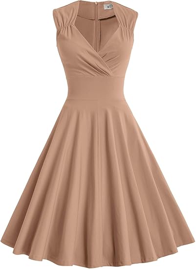 Amazon Muxxn Dress レディース Us サイズ Small カラー ベージュ ワンピース チュニック 通販