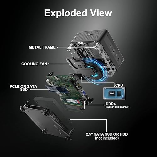 Intel NUC 11 with Core i7-1165G7 Processor(Quad-Core Up to