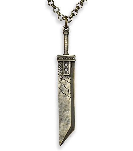 Amazon.com: 925 Sterling Silver Fantasy RPG F F VII 7 Remake Cloud