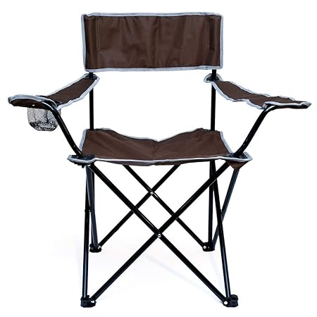 Maharaj Big Folding Portable Camping Chair with Carry Bag || Heavy Foldable Hiking Fishing Picnic Outdoor Sports