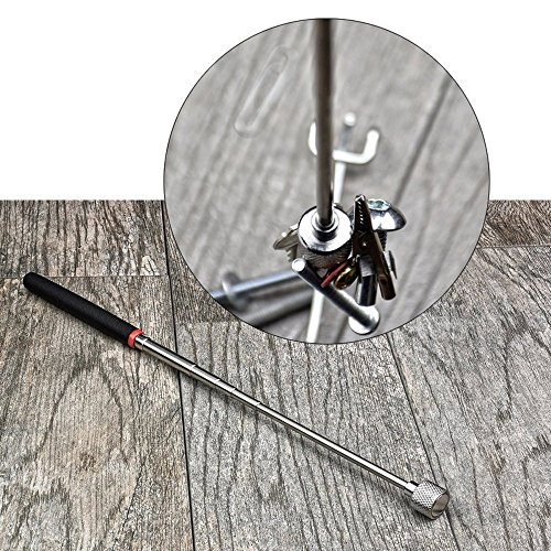 20 lbs Bastex Magnetic Telescoping Pick Up Tool for Small Metal Tools Extends from 7 to 30 inches / 185-720mm