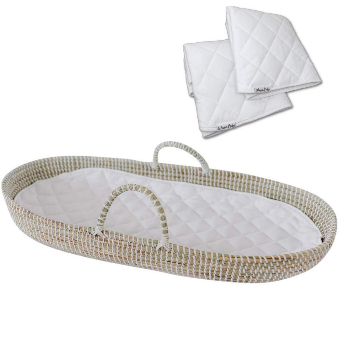 woven baby changing basket