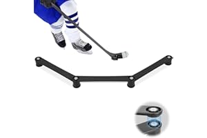 Hikeen 7-Sections Hockey Training Equipment,Magnetic Adjustable Size Hockey Stick Handling Trainer,Portable Stickhandling Tra