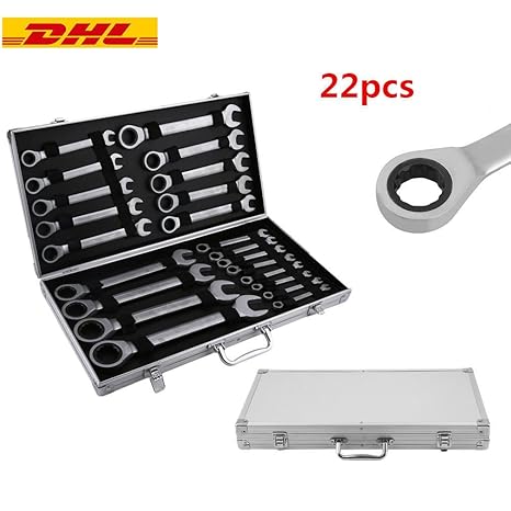 YIYIBY wera joker maul ringratschenschlüssel satz, wera adventskalender Ringschlüssel Maulschlüssel Knarrenschlüssel 6-32mm W