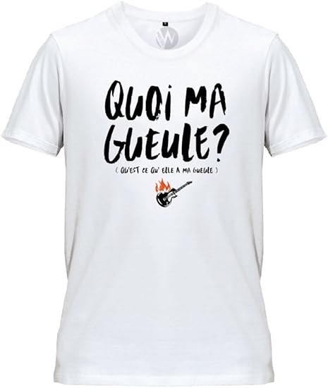 t shirt message homme