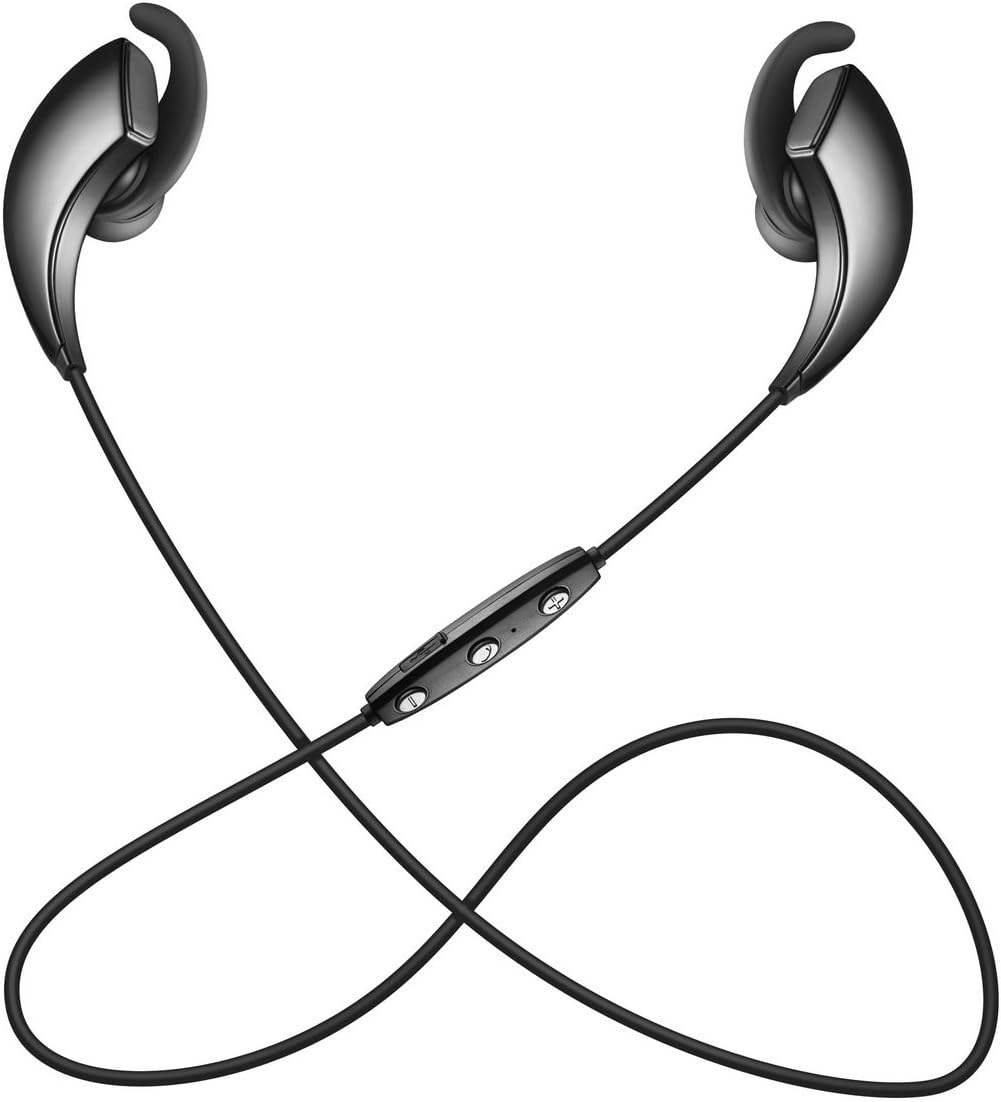 Bluetooth Headphones,Ansion Sports Wireless Bluetooth Headphones Earbuds Earphones Stereo Magnetic Headset In-ear Sweatproof Earpiece Noise Cancelling Headphones with Mic for Running, Workout, Gym