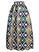 Afibi Women African Printed Casual Maxi Skirt Flared Skirt A Line Long Skirts with Pockets (Medium, Pattern 4)