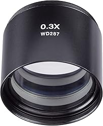 AmScope ZM03 0.3X Barlow Lens For ZM-Series Stereo
