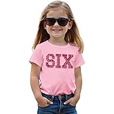 IZYJOY Birthday Girl Shirts 2nd 3rd 4th 5th 6th 7th 8th 9th Girl Birthday Tshirt Kid Bday Outfit Sequin Embroidered Party Tee