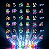 36 PCS Halloween Finger Lights Party Favors, Mini Pattern Projector，36 PC | Spooky Pattern Finger Projector Lights, Perfect for Goodie Bags Stuffers, Trick-or-Treat &amp; Carnival Prizes