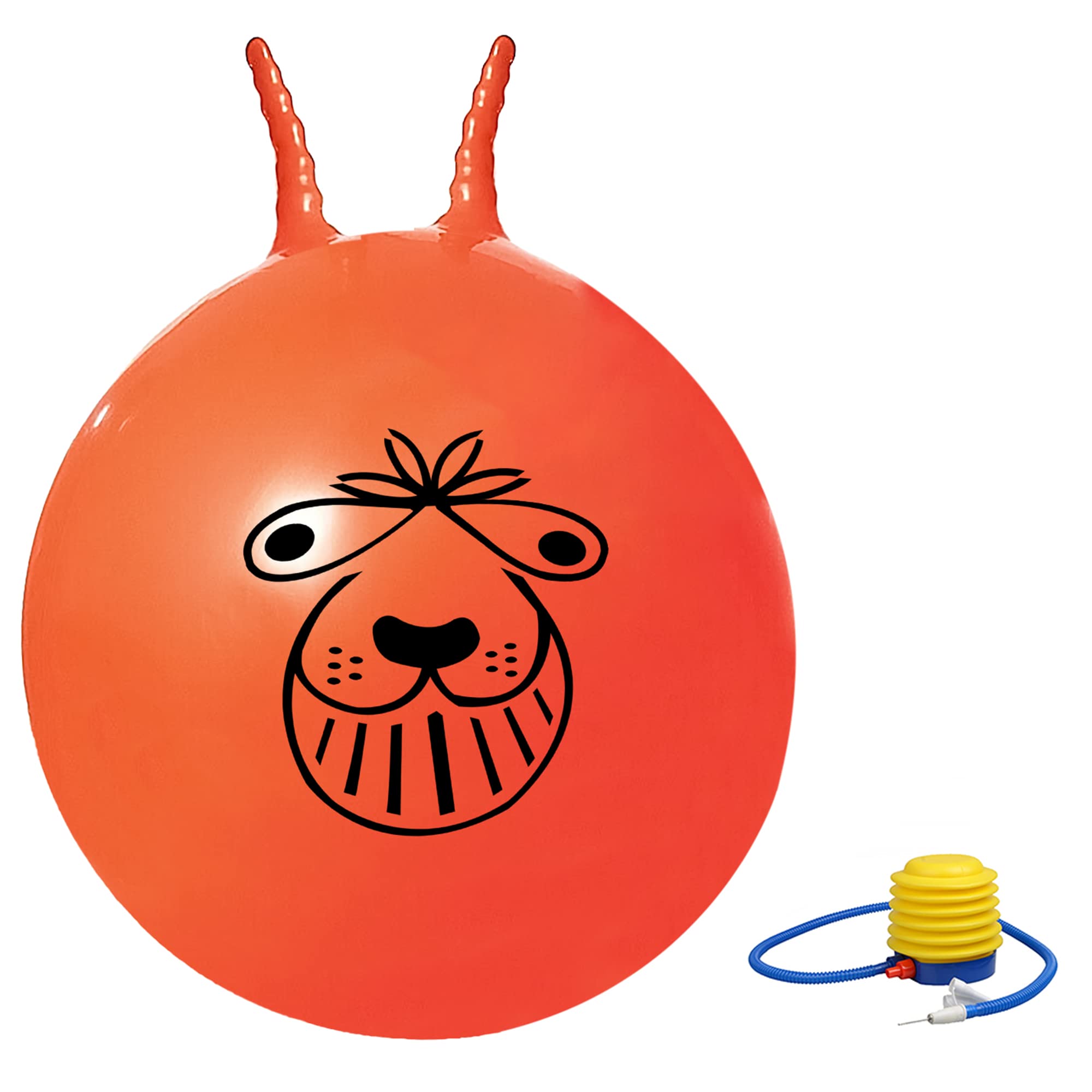 Crystals Space Hopper - Jumping Ball for Kids - Inflatable Bouncy Hopper with Manual Pump - Jumping Toys Space Hopper for Fun Activity (80 cm Hopper)