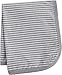 Coolibar UPF 50+ Baby Batibou Sun Blanket - Sun Protective (One Size- Grey/White Stripe)