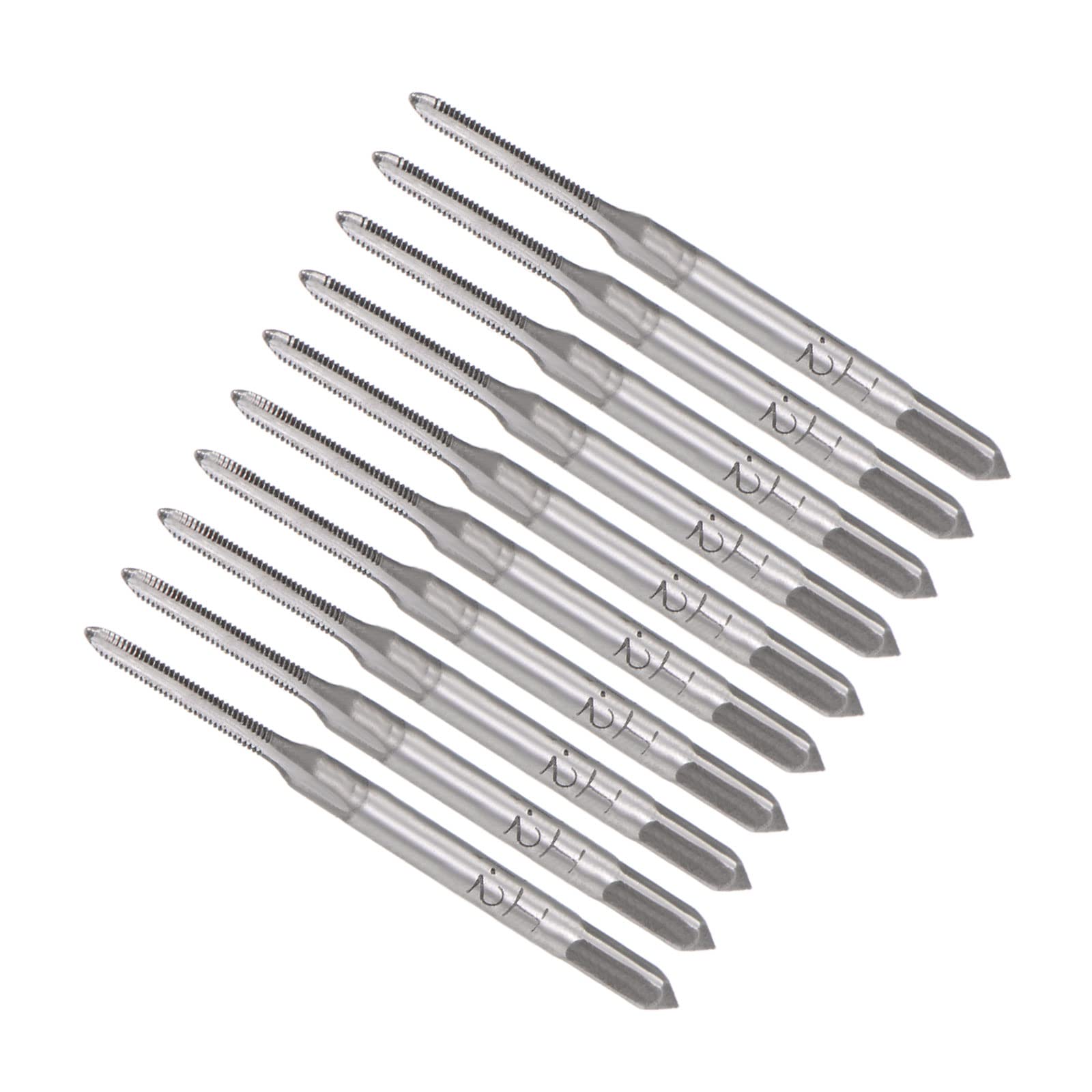 CoCud Hand Threading Taps, M1.2 x 0.25 Thread, Metric High Speed Steel Screw Tapping Taper Bottom Tap - (Applications: for Machine Thread Repair), 5-Pairs