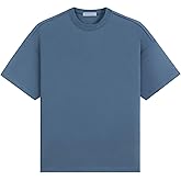 Aelfric Eden Mens Shirts Basic Cotton Tee Plain T Shirt Crew Neck Short Sleeve Tops Casual Midweight