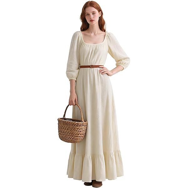 princess polly baby blue dress Stay A While Peasant Dress: Romantic & Flowy Bohemian Dress main image 1