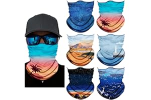 Sidasion Neck Gaiter Mask,UV Protection Bandana Gator Face Cover Covering Mask,Tube Scarf,Neck Warmer Balaclava,Headband