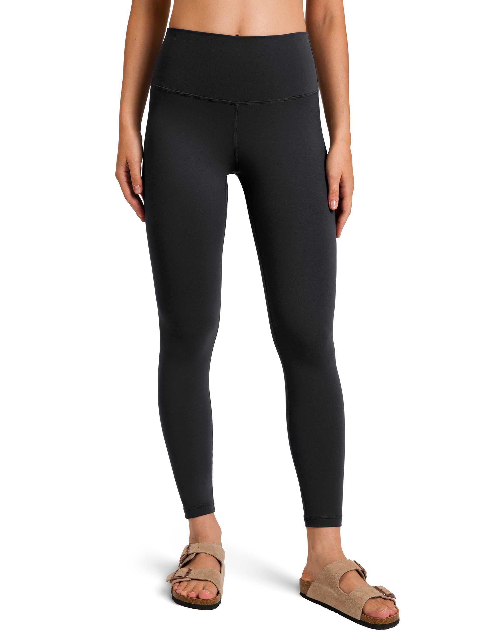 Photo 1 of Colorfulkoala Women's Dreamlux High Waisted Workout Leggings 25" Inseam 7/8 Length Yoga Pants (S, Black)