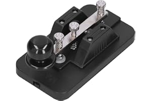 Pretfy Morse Code Key Assembly Cw Telegraph for Tool Trainer Beginners Tapper - Essential Replacement Part