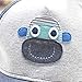 UQ Kids Cute Stars Cotton Adjustable Baseball Hats Sun Visors Grey